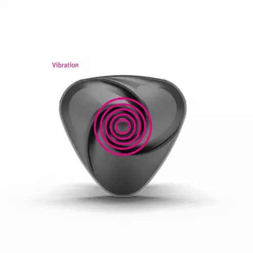 Вібратор для клітора з електростимуляцією Mystim Heart's Desire Black Edition