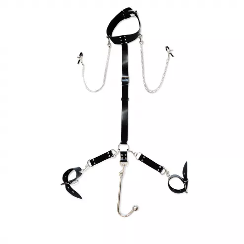 Бондажний набір із металевим анальним гаком №1 Art of Sex Beatrice Bondage set with anal hook №1