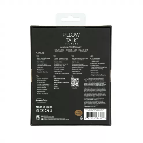 Минивибромассажер Pillow Talk Secrets - Pleasure - Clitoral Vibrator Wand