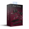 Набір для БДСМ 5 в 1 Feral Feelings BDSM Kit 5 Black, наручники, поножі, хрестовина, маска, паддл