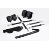 Набір для БДСМ 5 в 1 Feral Feelings BDSM Kit 5 Black, наручники, поножі, хрестовина, маска, паддл