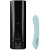 Интерактивный набор мастурбатор + стимулятор точки G Kiiroo Onyx+ and Pearl 2+ Couple Set Turquoise