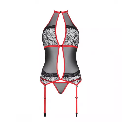 SATARA CORSET red XXL/XXXL Passion