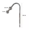Бондажний набір із металевим анальним гаком №3 Art of Sex Beatrice Bondage set with anal hook №3