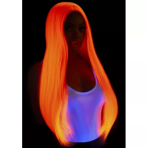 Парик Leg Avenue 33″ Long straight center part wig neon pink