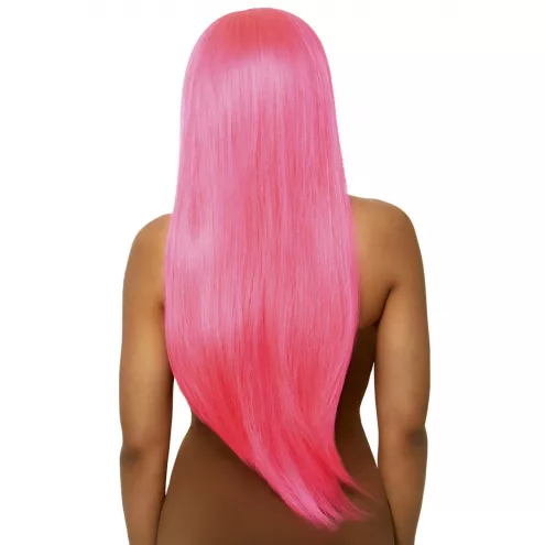 Парик Leg Avenue 33″ Long straight center part wig neon pink