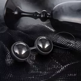 Вагінальні кульки LELO Luna Beads Noir Black, зміщений центр ваги - 2