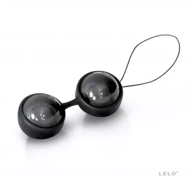 Вагінальні кульки LELO Luna Beads Noir Black, зміщений центр ваги - 1