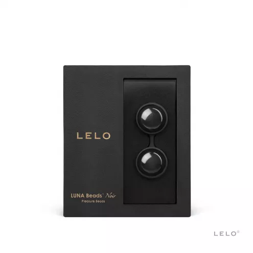 Вагінальні кульки LELO Luna Beads Noir Black, зміщений центр ваги