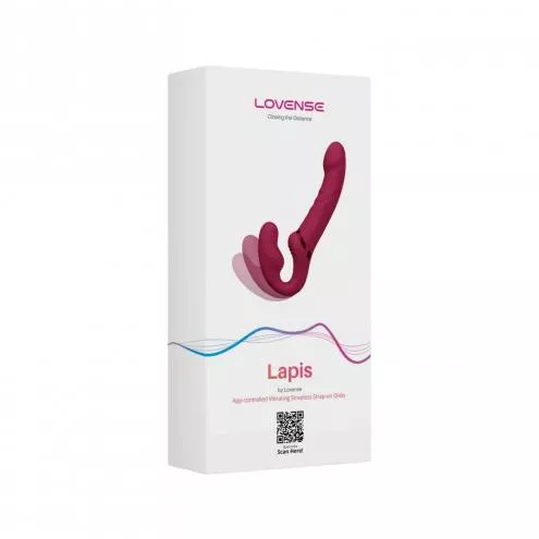 Безремневой страпон Lovense Lapis vibrating strapless strap-on