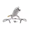 Клетка для пениса Master Series: Tiger King Cock Cage With Lock, три кольца, замок, три ключа