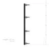 Фиксатор для рук и ног Bedroom Fantasies Spreader Bar Lightweight Restraint Bar - Black