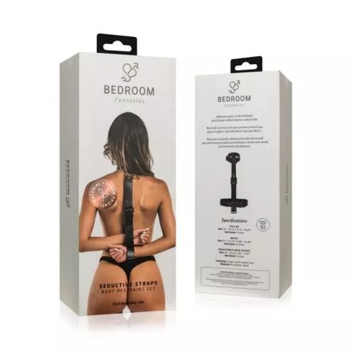 Фиксатор для рук и шеи Bedroom Fantasies Seductive Straps Body Restraint Set