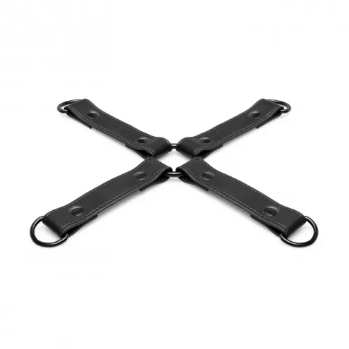 Хрестовина Bedroom Fantasies Hogtie 4 - Way Restraint Cross - Black