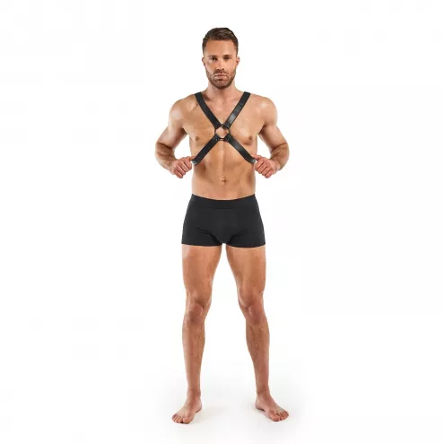 Портупея Bedroom Fantasies: Lionel Bondage Harness, чорна