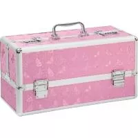 Большой кейс для хранения секс-игрушек BMS Factory Large Lokable Vibrator Case Pink, кодовый замок