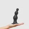 Насадка для страпона Strap-On-Me Dildo Plug Beads Black  XL