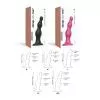 Насадка для страпона Strap-On-Me Dildo Plug Beads Black  XL
