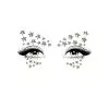 Прикраса-зірочки для тіла Leg Avenue Celeste face jewels sticker, наклейки, світяться у темряві
