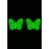 Пестис-метелики із кристалів Leg Avenue Chrysallis nipple sticker, наклейки, світяться у темряві