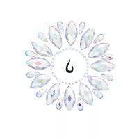 Стрази-прикраси для тіла Leg Avenue Fluer body jewels sticker, наклейки