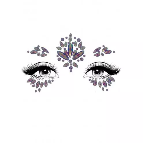 Стрази-прикраси для обличчя Leg Avenue Verity face jewels sticker, наклейки