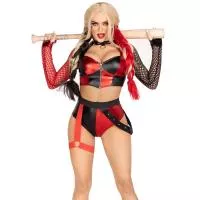 Эротический костюм Leg Avenue Crime Spree Sweetie Costume М, топ, шорты