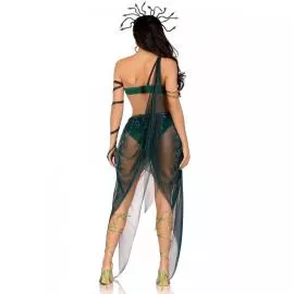 Эротический костюм Медузы Горгоны Leg Avenue Medusa Costume М, топ, юбка, нарукавники, украшения - 4