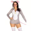 Комбінезон-костюм мишки Leg Avenue Comfy Mouse М, з капюшоном