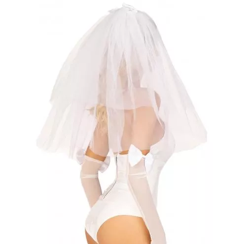 Фата нареченої Leg Avenue Tiered bridal veil O/S White