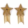 Пестіс-зірки з бахромою JSY Nipple Sticker RT236112 Gold, стікери