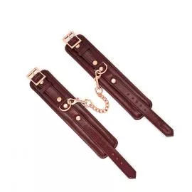 Наручники Liebe Seele Wine Red Wirst Cuffs - 10