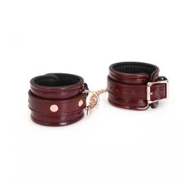 Наручники Liebe Seele Wine Red Wirst Cuffs - 7