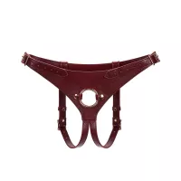 Трусики для страпону Liebe Seele Wine Red Strap on Harness