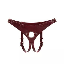 Трусики для страпона Liebe Seele Wine Red Strap on Harness - 1