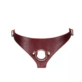 Трусики для страпона Liebe Seele Wine Red Strap on Harness - 5