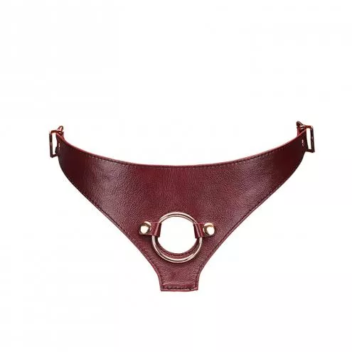 Трусики для страпону Liebe Seele Wine Red Strap on Harness
