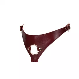 Трусики для страпона Liebe Seele Wine Red Strap on Harness - 7