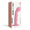 Насадка для страпону з подвійною точковою пульсацією Strap-On-Me TAPPING DILDO WAVE - CORAL PINK