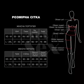 Сексуальні шкіряні гартери із поясом Art of Sex - Vivien, розмір XS-M - 2