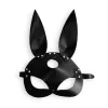 Шкіряна маска Зайчики Art of Sex - Bunny mask, колір Чорний