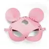 Кожаная маска мышки Art of Sex - Mouse Mask, цвет Розовый