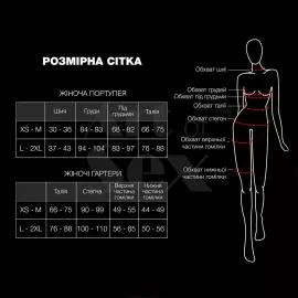 Женская портупея из натуральной кожи Art of Sex - Virginia, L-2XL - 4