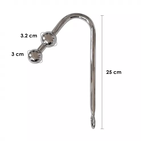 Бондажний набір із металевим анальним гаком №3 Art of Sex Blanca Bondage set with anal hook №3