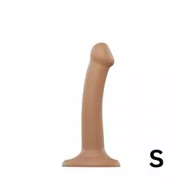Насадка для страпону Strap-On-Me Dual Density Dildo Caramel S - 1