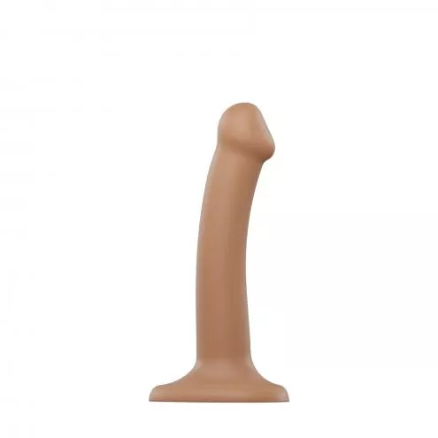 Насадка для страпона Strap-On-Me Dual Density Dildo Caramel S