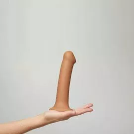 Насадка для страпону Strap-On-Me Dual Density Dildo Caramel S - 3