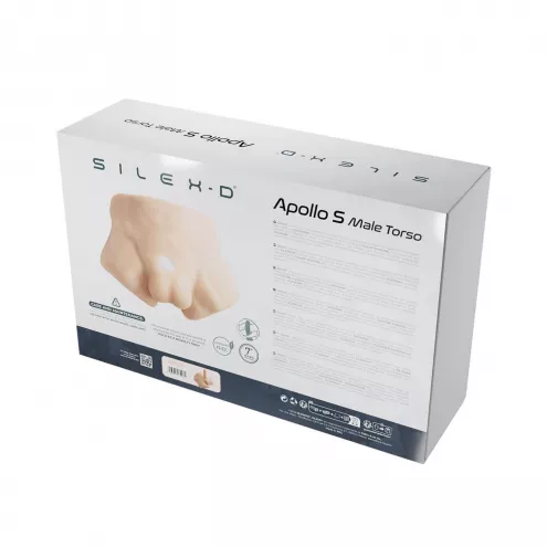 Напівторс з фалоімітатором на присосці SilexD Apollo S Male Torso