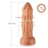 Силіконовий ділдо з вібрацією Hismith Slightly Curved Vibrating Silicone Dildo Monster Series