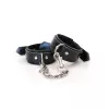 Наручники из экокожи Art of Sex - Handcuffs Emoji, цвет черный